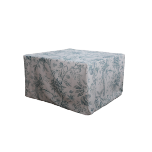 GREEN PATTERN AND BEIGE BACKGROUND SQUARE SOMMIER