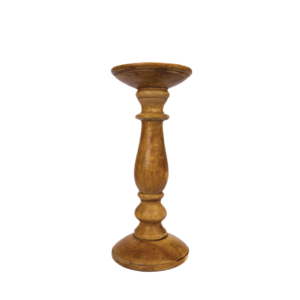 CASTIÇAL DE MADEIRA - 32CM