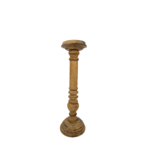 CASTIÇAL DE MADEIRA - 37CM