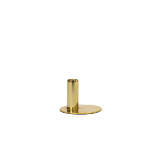 CASTIÇAL DE METAL DOURADO -7,5CM