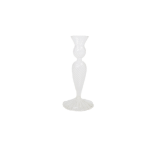 CASTIÇAL VINTAGE VIDRO - 18CM