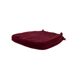 BURGUNDY VELVET GARDEN CUSHION