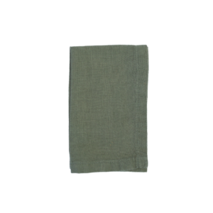 OLIVE GREEN LINEN NAPKIN