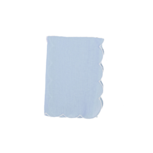 GUARDANAPO AZUL CLARO DEBRUM BRANCO