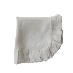 GUARDANAPO BRANCO COM FOLHO