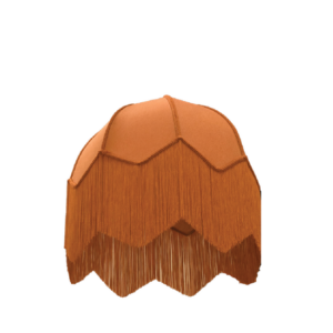 CANDEEIRO DE FRANJAS LARANJA CORALINA