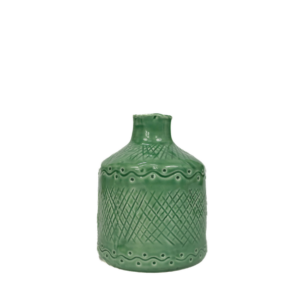 GREEN CERAMIC VASE