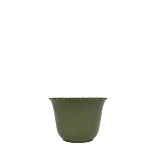GREEN CERAMIC VASE