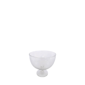GLASS BOWL WITH STEM