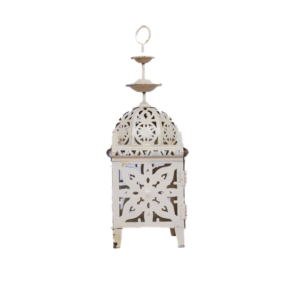 WHITE MOROCCAN LANTERN