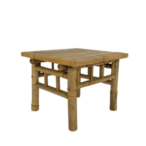 MESA APOIO BAMBOO QUADRADA
