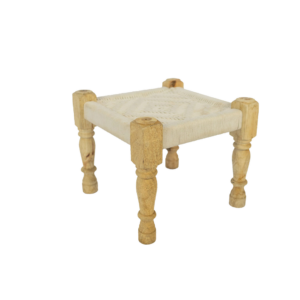 MESA APOIO MACRAMÉ CRU