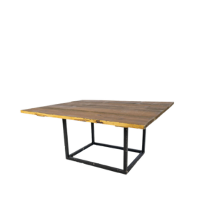 MESA CENTRO FERRO E MADEIRA S