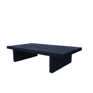 MESA RECTANGULAR DE CENTRO MADEIRA PRETA