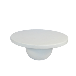 MESA CENTRO REDONDA BRANCA