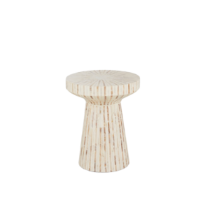 MESA DE CENTRO MÁRMORE CREME