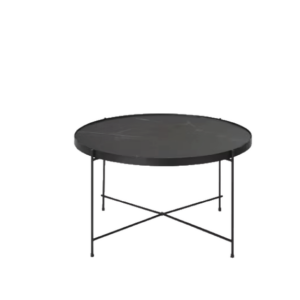 MESA DE APOIO EFEITO MÁRMORE PRETO