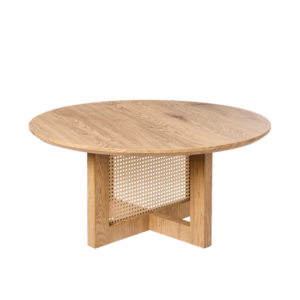 LIGH BROWN SIDE TABLE - 40 X 80 X 80 CM