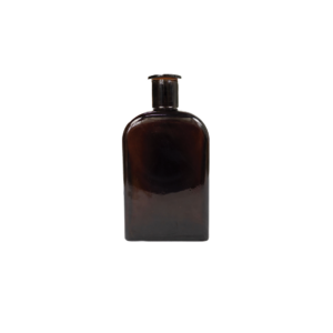 FRASCO DE VIDRO ÂMBAR - 37CM