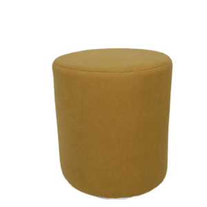 MUSTARD CYLINDER POUF