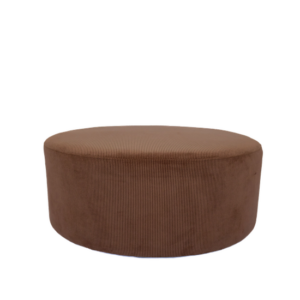 TERRACOTTA CORDUROY POUF