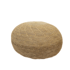 SAND CROCHET POUF