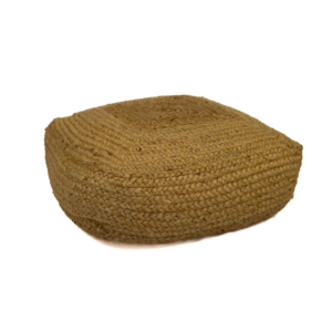 SQUARE POUF JUTE S