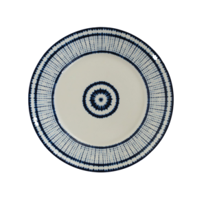 SANTORINI BLUE CERAMIC CHARGER PLATE