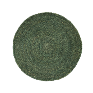 GREEN JUTE CHARGER PLATE