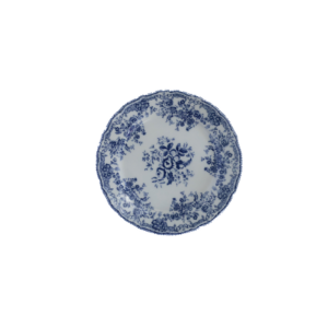 BLUE FLORAL DESSERT PLATE