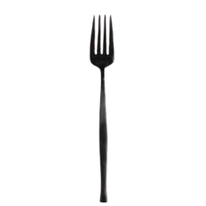 TALHERES PRETO MATE GARFO CARNE