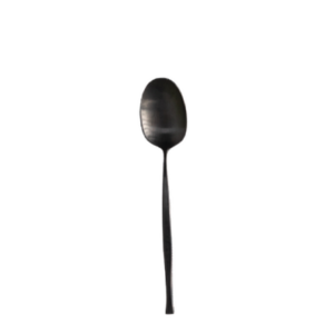MATTE BLACK CUTLERY - DESSERT SPOON