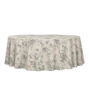 PEACOCK PATTERN WITH BEIGE BACKGROUND FOR CURVE TABLE - LARGE