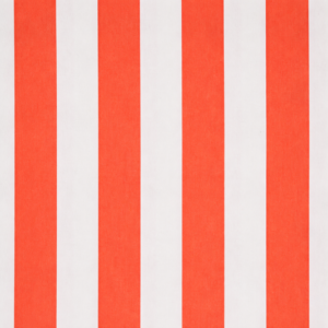 TOALHA QUADRADA RISCAS LARANJA E BRANCAS