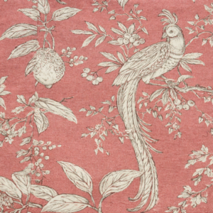 TOALHA QUADRADA PADRÃO PÁSSAROS COM FUNDO ROSA VELHO