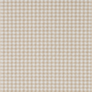 TOALHA QUADRADA VICHY BEGE QUADRADOS PEQUENOS