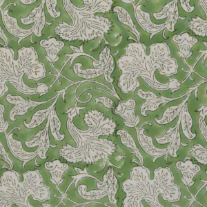 TOALHA REDONDA PADRÃO VERDE FUNDO BRANCO