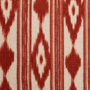 RED IKAT ROUND TABLECLOTH