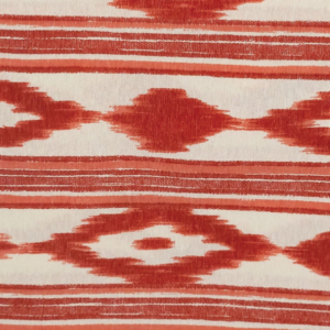 TOALHA RETANGULAR TOILE JOUY ROSA COM FUNDO BEGE