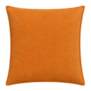 ALMOFADA QUADRADA LARANJA VELUDO