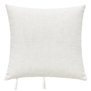 ALMOFADA QUADRADA OFFWHITE COM ATILHOS