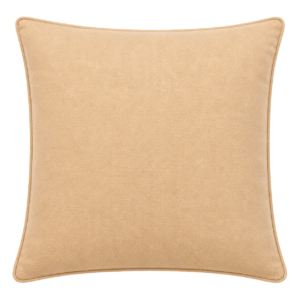 BEIGE VELVET SQUARE CUSHION