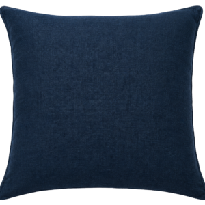 DARK BLUE LINEN SQUARE CUSHION