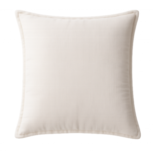 BEIGE LINEN SQUARE CUSHION