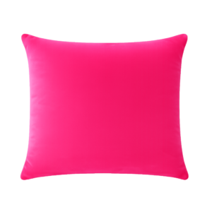 BRIGH PINK VELVET SQUARE CUSHION