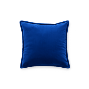 NAVY BLUE VELVET SQUARE CUSHION