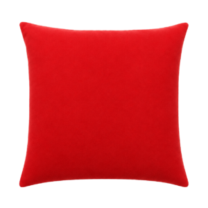 RED VELVET SQUARE CUSHION