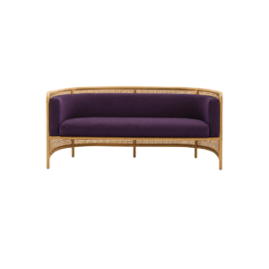 PURPLE MODERN RATTAN SOFA