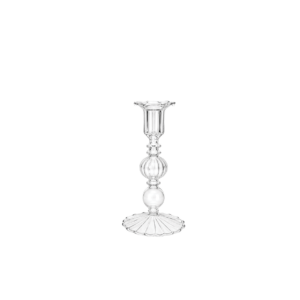 GLASS CANDLESTICK - 16,5 CM