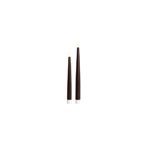 VELA LED ENCARNADO BORGONHA - 38CM